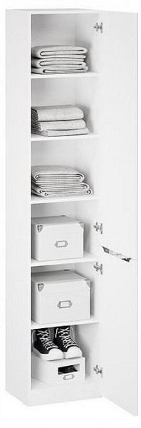 Шкаф для белья Глосс СМ-319.07.012 в Кунгуре - kungur.ok-mebel.com | фото 3