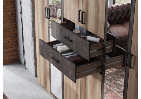 Шкаф для белья Паркинс в Кунгуре - kungur.ok-mebel.com | фото 5