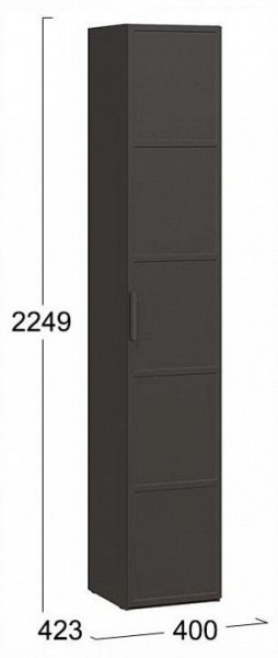 Шкаф для белья Стелла Исп.2 в Кунгуре - kungur.ok-mebel.com | фото 4