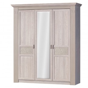 Шкаф для одежды 3-х дверный №180 "Лючия" Дуб оксфорд серый в Кунгуре - kungur.ok-mebel.com | фото