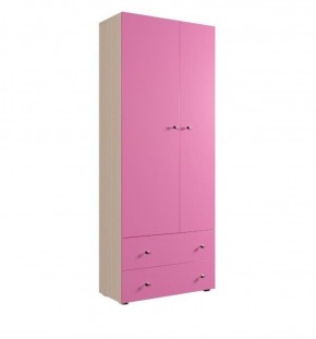 Шкаф ДМ 800 с 2-мя ящиками (розовый) в Кунгуре - kungur.ok-mebel.com | фото