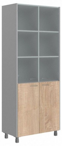 Шкаф книжный Offix New OHC 87.2 в Кунгуре - kungur.ok-mebel.com | фото