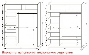 Шкаф-купе 1800 серии SOFT D8+D2+B2+PL4 (2 ящика+F обр.штанга) профиль «Графит» в Кунгуре - kungur.ok-mebel.com | фото 7