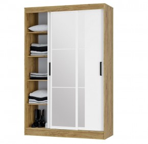 Шкаф-купе Тайм ШКК-03 (крафт/белый) в Кунгуре - kungur.ok-mebel.com | фото 3