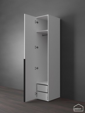 Шкаф Linnea MHR-1-3 2050х400х510 (Белый-М 11.1.2) в Кунгуре - kungur.ok-mebel.com | фото 5