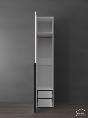 Шкаф Linnea MHR-1-3 2050х400х510 (Белый-М 11.1.2) в Кунгуре - kungur.ok-mebel.com | фото 6