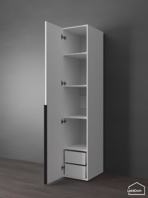 Шкаф Linnea MHR-1-3 2050х400х510 (Белый-М 11.1.2) в Кунгуре - kungur.ok-mebel.com | фото 5