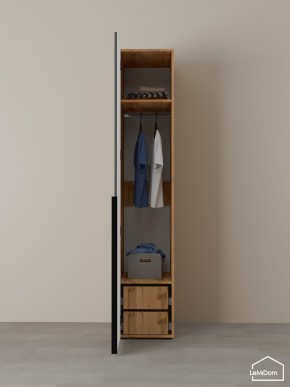 Шкаф Linnea MHR-1-3 2050х400х510 (ДВ-М 11.1.25) в Кунгуре - kungur.ok-mebel.com | фото 5