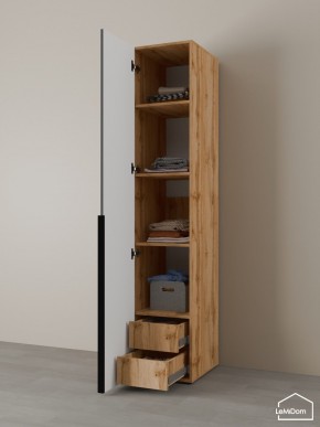 Шкаф Linnea MHR-1-4 2050х400х510 (ДВ-М 11.1.25) в Кунгуре - kungur.ok-mebel.com | фото 5