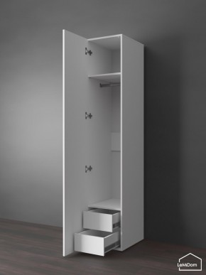 Шкаф Linnea MHR-1PO-3 2050х400х510 (Белый-М 11.1.2) в Кунгуре - kungur.ok-mebel.com | фото 5