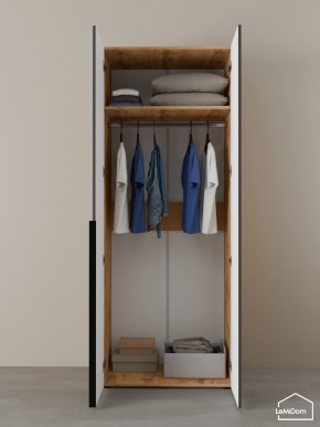 Шкаф Linnea MHR-2 2050х800х510 (ДВ-М 11.1.25) в Кунгуре - kungur.ok-mebel.com | фото 4