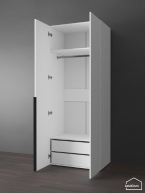 Шкаф Linnea MHR-2-3 2050х800х510 (Белый-М 11.1.1) в Кунгуре - kungur.ok-mebel.com | фото 6