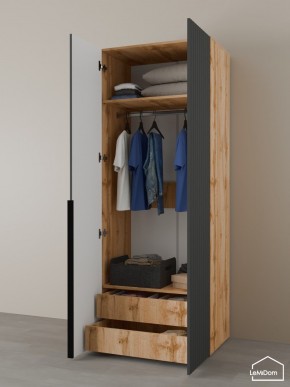 Шкаф Linnea MHR-2-3 2050х800х510 (ДВ-М 11.1.25) в Кунгуре - kungur.ok-mebel.com | фото 6