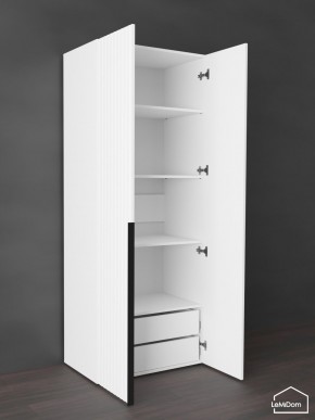 Шкаф Linnea MHR-2-4 2050х800х510 (Белый-М 11.1.1) в Кунгуре - kungur.ok-mebel.com | фото 6