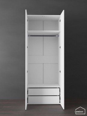 Шкаф Linnea MHR-2PO-3 2050х800х510 (Белый-М 11.1.1) в Кунгуре - kungur.ok-mebel.com | фото 4