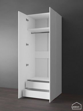 Шкаф Linnea MHR-2PO-3 2050х800х510 (Белый-М 11.1.1) в Кунгуре - kungur.ok-mebel.com | фото 5