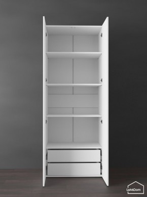 Шкаф Linnea MHR-2PO-4 2050х800х510 (Белый-М 11.1.2) в Кунгуре - kungur.ok-mebel.com | фото 5