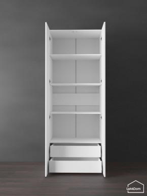 Шкаф Linnea MHR-2PO-4 2050х800х510 (Белый-М 11.1.2) в Кунгуре - kungur.ok-mebel.com | фото 6