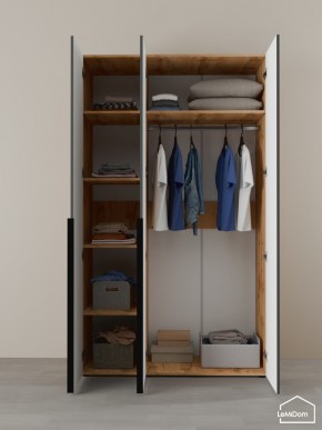 Шкаф Linnea MHR-3-1 2050х1200х510 (ДВ-М 11.1.25) в Кунгуре - kungur.ok-mebel.com | фото 4