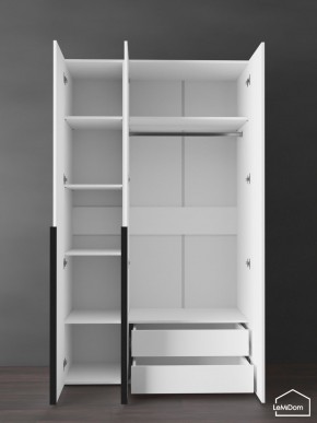 Шкаф Linnea MHR-3-2 2050х1200х510 (Белый-М 11.1.1) в Кунгуре - kungur.ok-mebel.com | фото 6