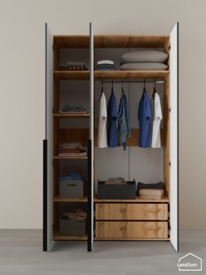 Шкаф Linnea MHR-3-2 2050х1200х510 (ДВ-М 11.1.25) в Кунгуре - kungur.ok-mebel.com | фото 5