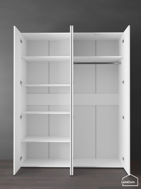 Шкаф Linnea MHR-4PO-1 2050х1600х510 (Белый-М 11.1.2) в Кунгуре - kungur.ok-mebel.com | фото 4