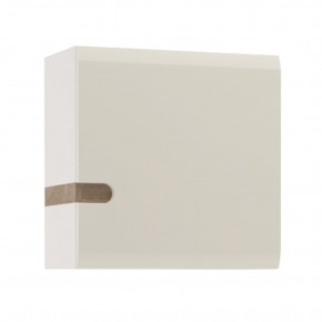 Шкаф навесной 1D/TYP 65, LINATE ,цвет белый/сонома трюфель в Кунгуре - kungur.ok-mebel.com | фото 2