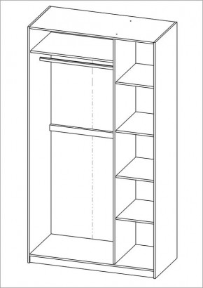 Шкаф ПЕГАС трехдверный, цвет Дуб Сонома в Кунгуре - kungur.ok-mebel.com | фото