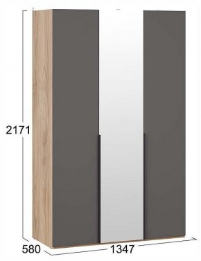 Шкаф платяной Порто СМ-393.07.112 в Кунгуре - kungur.ok-mebel.com | фото 3