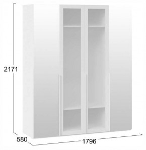 Шкаф платяной Порто СМ-393.07.115 в Кунгуре - kungur.ok-mebel.com | фото 4