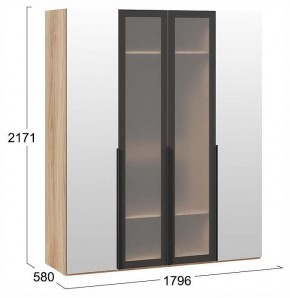Шкаф платяной Порто СМ-393.07.115 в Кунгуре - kungur.ok-mebel.com | фото 4