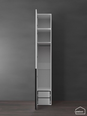 Шкаф с антресолью Linnea MHR-1A-3 2450х400х510 (Белый-М 11.1.1) в Кунгуре - kungur.ok-mebel.com | фото 5