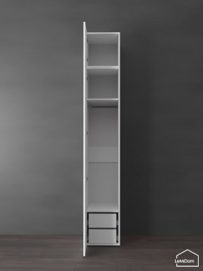 Шкаф с антресолью Linnea MHR-1POA-3 2450х400х510 (Белый-М 11.1.1) в Кунгуре - kungur.ok-mebel.com | фото 5