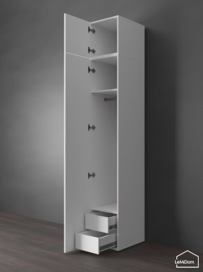 Шкаф с антресолью Linnea MHR-1POA-3 2450х400х510 (Белый-М 11.1.1) в Кунгуре - kungur.ok-mebel.com | фото 6