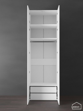 Шкаф с антресолью Linnea MHR-2POA-3 2450х800х510 (Белый-М 11.1.2) в Кунгуре - kungur.ok-mebel.com | фото 5