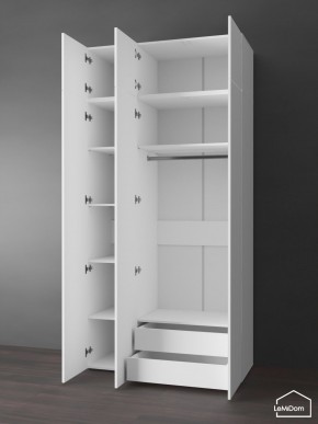 Шкаф с антресолью Linnea MHR-3POA-2 2450х1200х510 (Белый-М 11.1.2) в Кунгуре - kungur.ok-mebel.com | фото 5