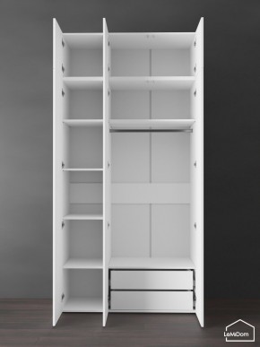 Шкаф с антресолью Linnea MHR-3POA-2 2450х1200х510 (Белый-М 11.1.2) в Кунгуре - kungur.ok-mebel.com | фото 6