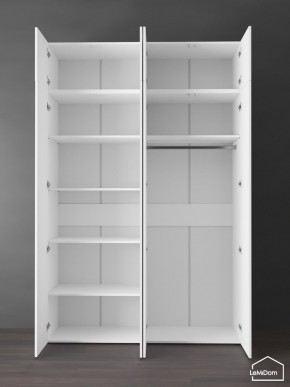Шкаф с антресолью Linnea MHR-4POA-1 2450х1600х510 (Белый-М 11.1.2) в Кунгуре - kungur.ok-mebel.com | фото 4