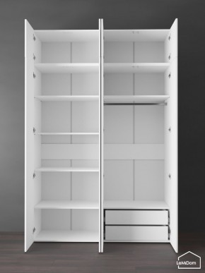 Шкаф с антресолью Linnea MHR-4POA-2 2450х1600х510 (Белый-М 11.1.2) в Кунгуре - kungur.ok-mebel.com | фото 5