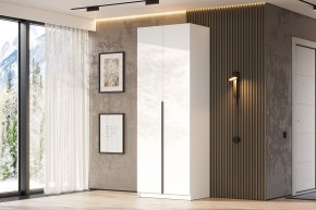 Шкаф ШК-5 + 2 полки (800) Белый текстурный в Кунгуре - kungur.ok-mebel.com | фото 2