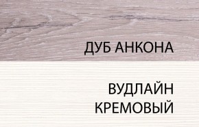 Шкаф угловой с полками 97х97, OLIVIA, цвет вудлайн крем/дуб анкона в Кунгуре - kungur.ok-mebel.com | фото 4