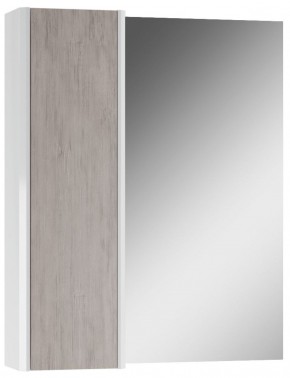 Шкаф-зеркало Uno 60 Дуб серый левый/правый Домино (DU1503HZ) в Кунгуре - kungur.ok-mebel.com | фото 2