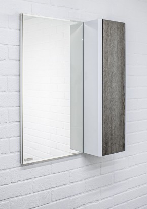 Шкаф-зеркало Uno 60 Дуб серый левый/правый Домино (DU1503HZ) в Кунгуре - kungur.ok-mebel.com | фото 9