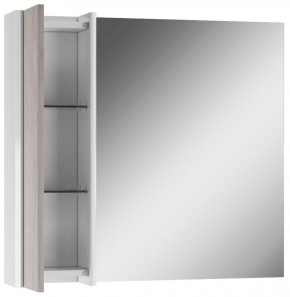 Шкаф-зеркало Uno 80 Дуб серый левый/правый Домино (DU1504HZ) в Кунгуре - kungur.ok-mebel.com | фото 4