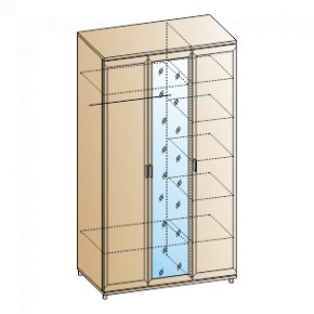 Спальня Мелисса композиция 3 (Гикори Джексон светлый) в Кунгуре - kungur.ok-mebel.com | фото 4