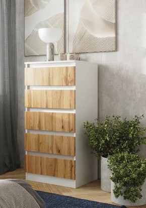 Спальный гарнитур Парус (Белый/Вотан) 1400 (Вариант-2) в Кунгуре - kungur.ok-mebel.com | фото 15