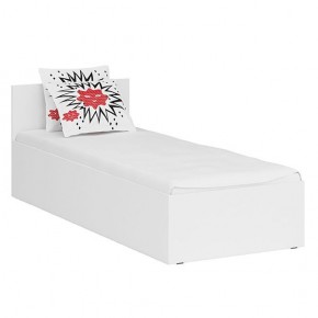 Стандарт Кровать 0800, цвет белый, ШхГхВ 83,5х203,5х70 см., сп.м. 800х2000 мм., без матраса, основание есть в Кунгуре - kungur.ok-mebel.com | фото