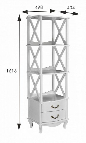Стеллаж комбинированный Джульетта Л в Кунгуре - kungur.ok-mebel.com | фото 4