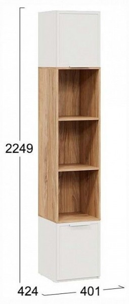 Стеллаж комбинированный Стелла в Кунгуре - kungur.ok-mebel.com | фото 4