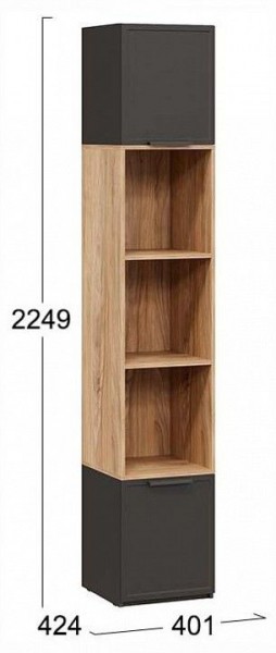 Стеллаж комбинированный Стелла в Кунгуре - kungur.ok-mebel.com | фото 4